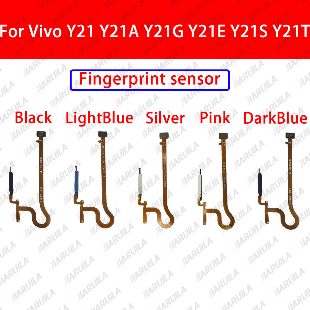 เซ็นเซอร์ลายนิ้วมือสําหรับVivo Y21 Y21A Y21G Y21E Y21S Y21T Touch IDบ้านปุ่มเมนูสายไฟflexสาย