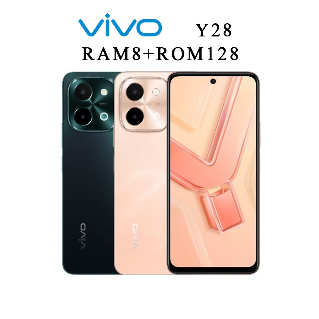 Vivo Y28 4G | (8+128GB) (8+256GB) | วีโว่โทรศัพท์มือถือ I จอ 6.58 นิ้ว I 6000mAh | ประกันศูนย์ไทย