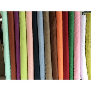 ผ้าเมตร ผ้าลินิน ผ้าลินินนอก 100% ลินินแท้ สำหรับตัดเสื้อ ผ้…