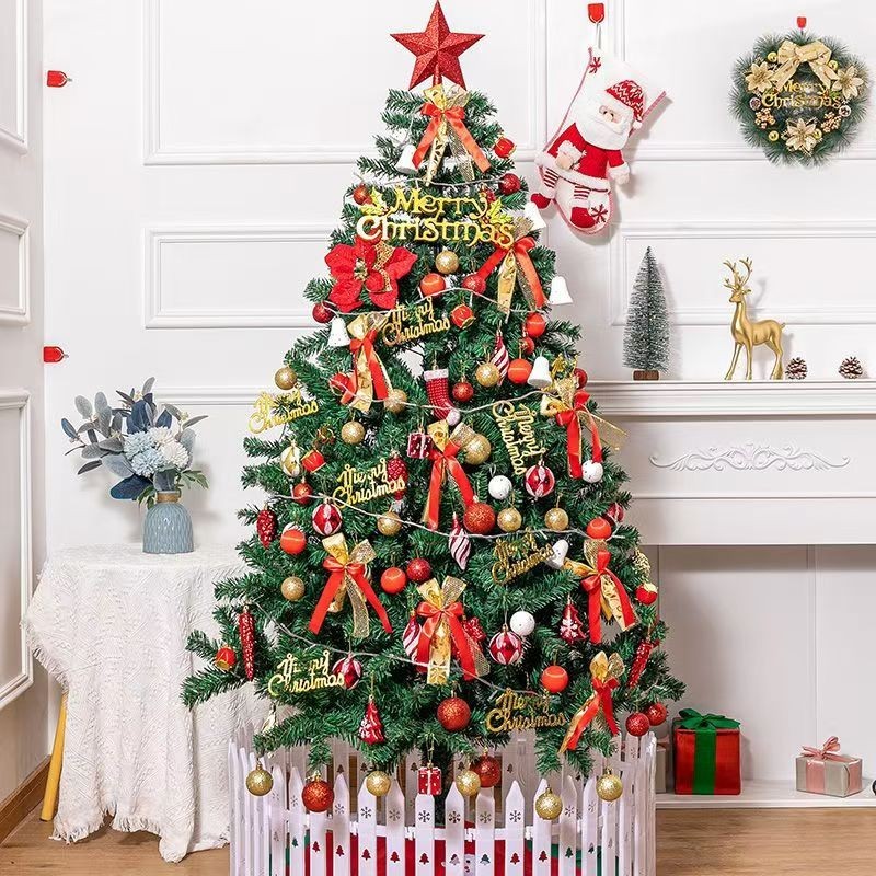 Thai ONLY เตรียมการจัดส่ง Christmas ต้นคริสต์มาส ตั้งโต๊ะ + ของตกแต่งคริสมาสต์ ประดับบ้าน ไฟ LED ยาว 2 เมตร