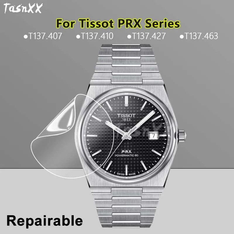 3 ชิ้นสําหรับ Tissot PRX Powermatic 80 นาฬิกา T137407 ทีที137410 ทีที137463 ทีที931407 Smartwatch Clear Ultra Slim Soft Hydrogel Repairable Film Screen Protector - ไม่ใช่กระจกนิรภัย