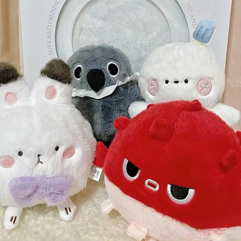 อะนิเมะ Love และ Deepspace Rafayel Sylus Zayne Xavier คอสเพลย์ Kawaii Fluffy Dango Mascot เครื่องประดับการ์ตูนตุ๊กตาของเล่นจี้ของขวัญวันเด็ก