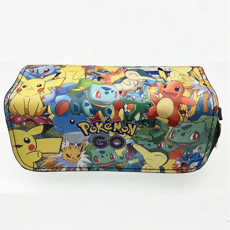 การ์ตูนการ์ตูนอะนิเมะโปเกมอนกรณีดินสอโปเกมอนขนาดใหญ่-ความจุกรณีดินสอนักเรียนชั้นประถมศึกษาการเรียนรู้