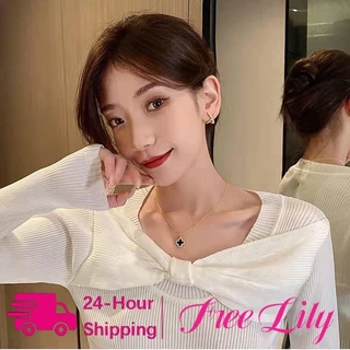 แสงหรูหราซอกสร้อยคอความเป็นผู้หญิงพร็อพสแตนเลสกระดูกไหปลาร้าโซ่จี้เค้นคอหนึ่งสไตล์สองสวมใส่