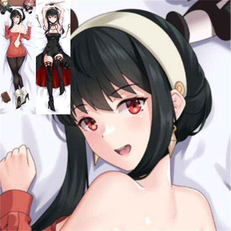 2 SPYFAMILY Dakimakura ปลอกหมอนพีชผิว Janainese หมอนการ์ตูน Cover50*160 ซม.เฉพาะปลอกหมอน
