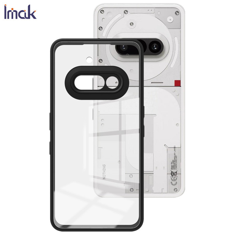 Imak UX-9A เคส Nothing Phone 3a Phone3A Pro 5G PC + TPU Soft Frame Cover