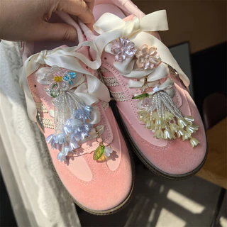 ทําเอง ส่วนบุคคลอินเทรนด์เชือกผูกรองเท้าหัวเข็มขัดจี้กระเป๋าจี้อุปกรณ์เสริม