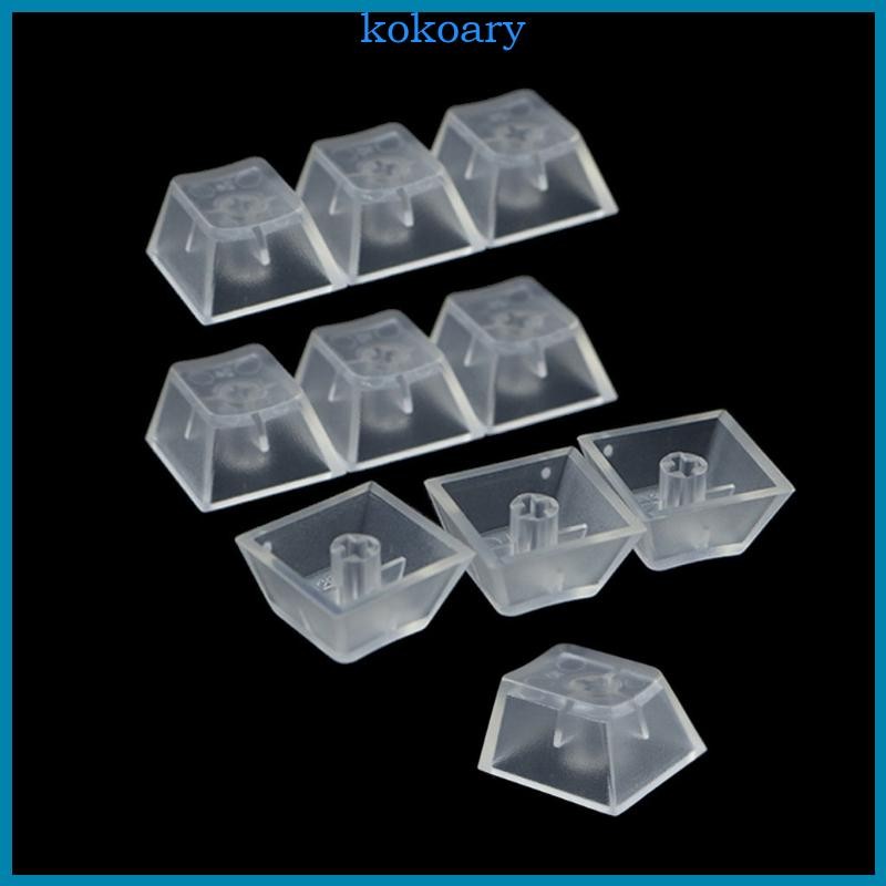 Kok 10 ชิ้น ABS Keycaps ชุดหนา ABS Keycaps สําหรับคีย์บอร์ดแบบกลไกเท่านั้น Keycaps