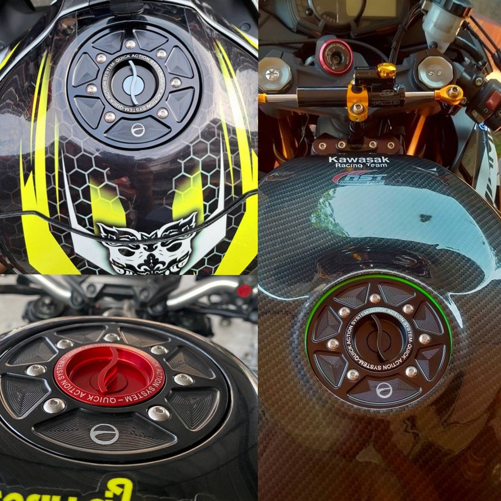 Kawasaki Z250 Z900 Z650 NINZA400/JA650 Versys300/1000 Z400 ZX6R 2017-2020 CNC ฝาถังน้ํามัน