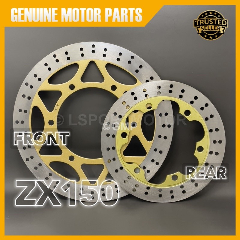 ดิสก์เบรก KAWASAKI ZX150 (FRONT/REAR) ZX 150 KRR ZX150 DEPAN BELAKANG