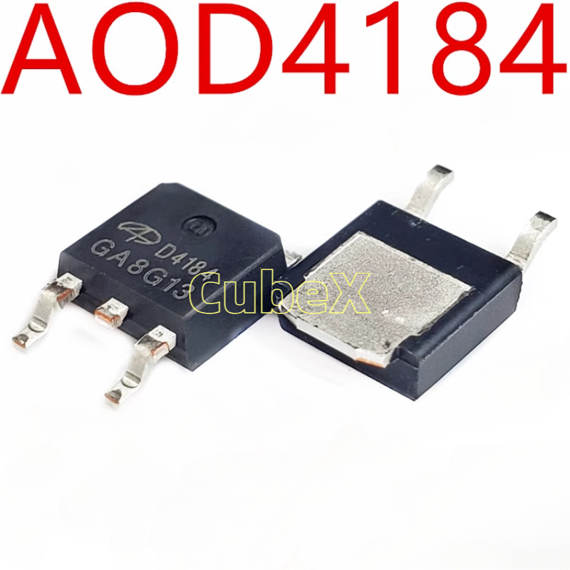 10/5 ชิ้นใหม่ AOD4184 ‎D4184 TO-252 แพ็คเกจ MOSFET
