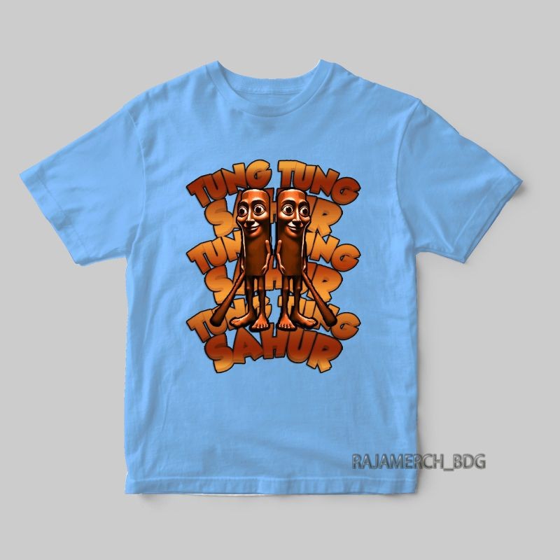 2025 [ Cotton] เสื้อยืด TUNG TUNG SAHUR CHILDRENS TUNG TUNG SAHUR