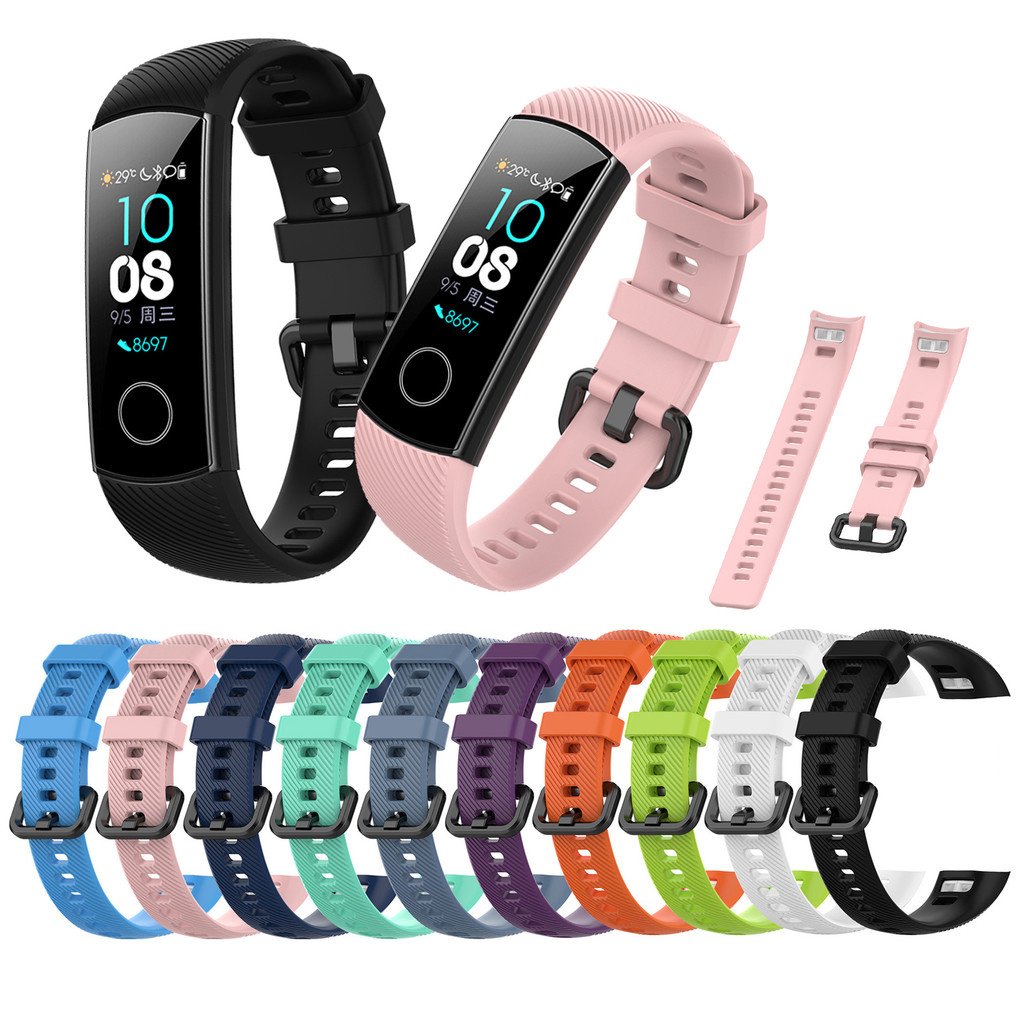 สายซิลิโคนนุ่มสบายสําหรับ Honor Band 4 5