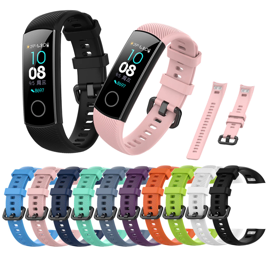 สายซิลิโคนนุ่มสบายสําหรับ Honor Band 4 5