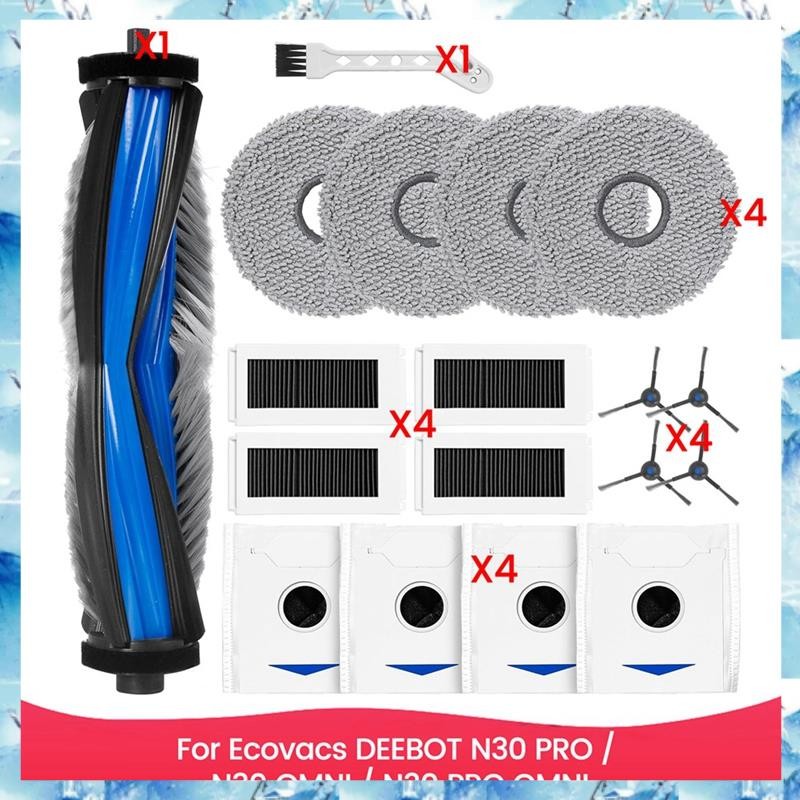 [ ] ชุดอุปกรณ์เสริมสําหรับ N30 PRO / N30 OMNI / N30 PRO OMNI เครื่องดูดฝุ่นหุ่นยนต์หลักแปรงด้านข้าง 