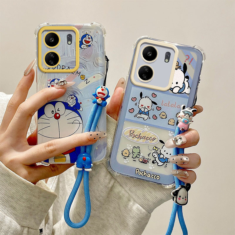 เคส POCO C65 เคสโทรศัพท์ซิลิโคนอ่อนนุ่มป้องกันการตกลายการ์ตูน YXSJ1