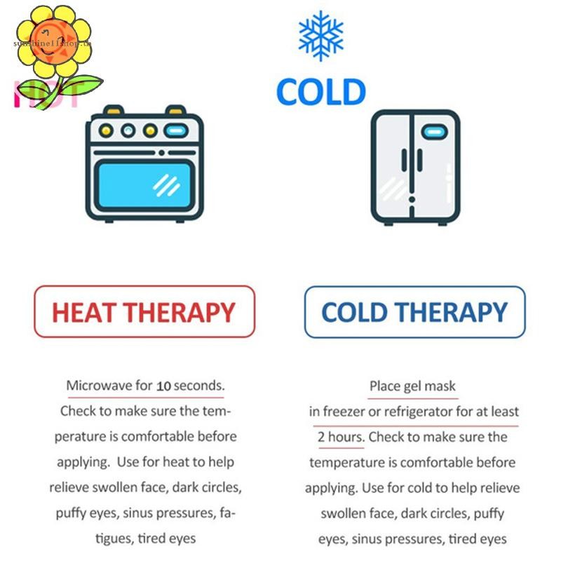 SUNSHOP Cooling Ice Eye Mask Cold Hot Pack Therapy Soothing บรรเทาความเมื่อยล้าตาความงาม TH