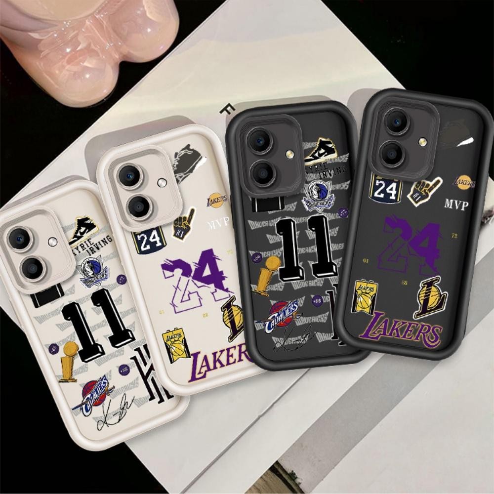 ปลอกคู่โทรศัพท์สําหรับ OPPO A3 A3X A3Pro A5 Pro A40 4G 5G น่ารักการ์ตูนซิลิโคนหมายเลข 11 หมายเลข 24 