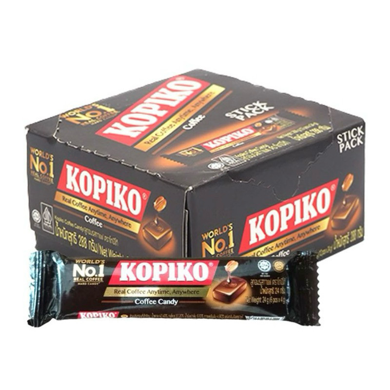 Kopiko โกปิโก้ ลูกอม รสกาแฟ 24กรัม x12 ลูกอมกาแฟ ลูกอม
