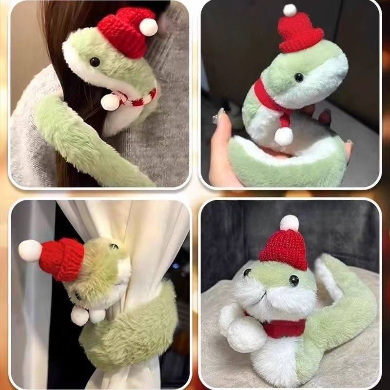 ตุ๊กตาของเล่นรูปงู ปีงูน่ารัก ของขวัญเด็กมิ่งขวัญ