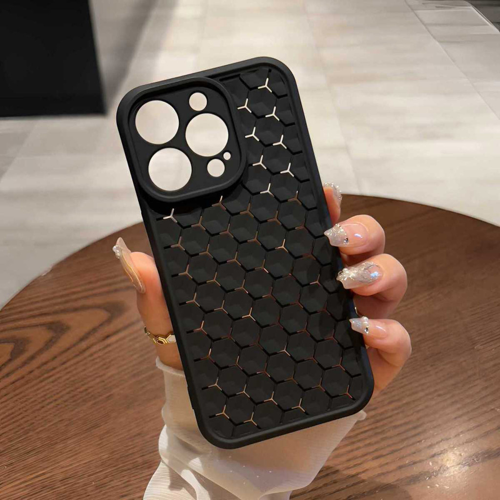 เคสไอโฟน เคสระบายความร้อนfor iPhone 11 13 14 12 16 15 Pro Max XR 6 7 8 Plus XS Max เคสแฟชั่น ซิลิโคน