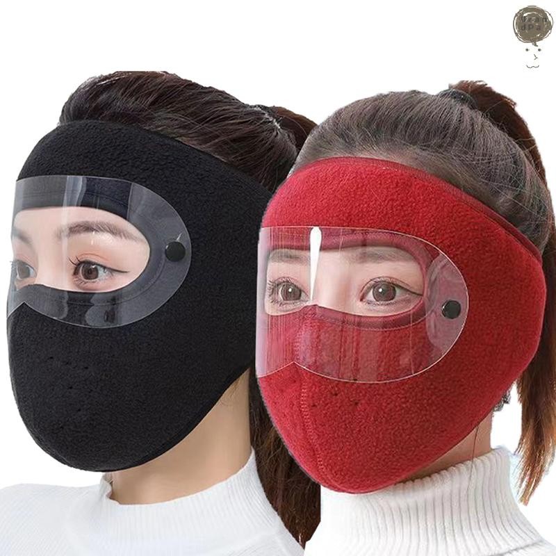 [GR] ฤดูหนาวขี่จักรยาน Face Mask Windproof ผู้ชายผู้หญิงสําหรับเล่นสกีสโนว์บอร์ดรถจักรยานยนต์กีฬากลางแจ้ง Balaclava หมวกอุ่น Breathable TH