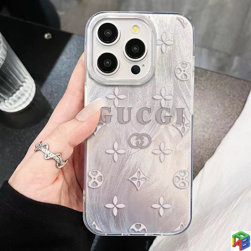 หรูหราสําหรับ iPhone15/16 Promax ขั้นสูงเคสโทรศัพท์ 14plus/13 Apple 12/11Promax Drop-Resistant Xr Xsmax feather กรณีสะท้อน