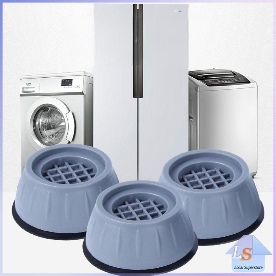 4pcs ขารองเครื่องซักผ้า โครงฐานรองเครื่องซักผ้า กันกระแทก เพิ่มความสูง Washing Machine Foot Pads