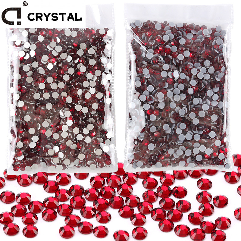 สยาม Hotfix/Non-Hotfix Rhinestones Glitter คริสตัล Strass อัญมณีแก้วสําหรับ DIY Rhinestones เสื้อผ้าตกแต่ง