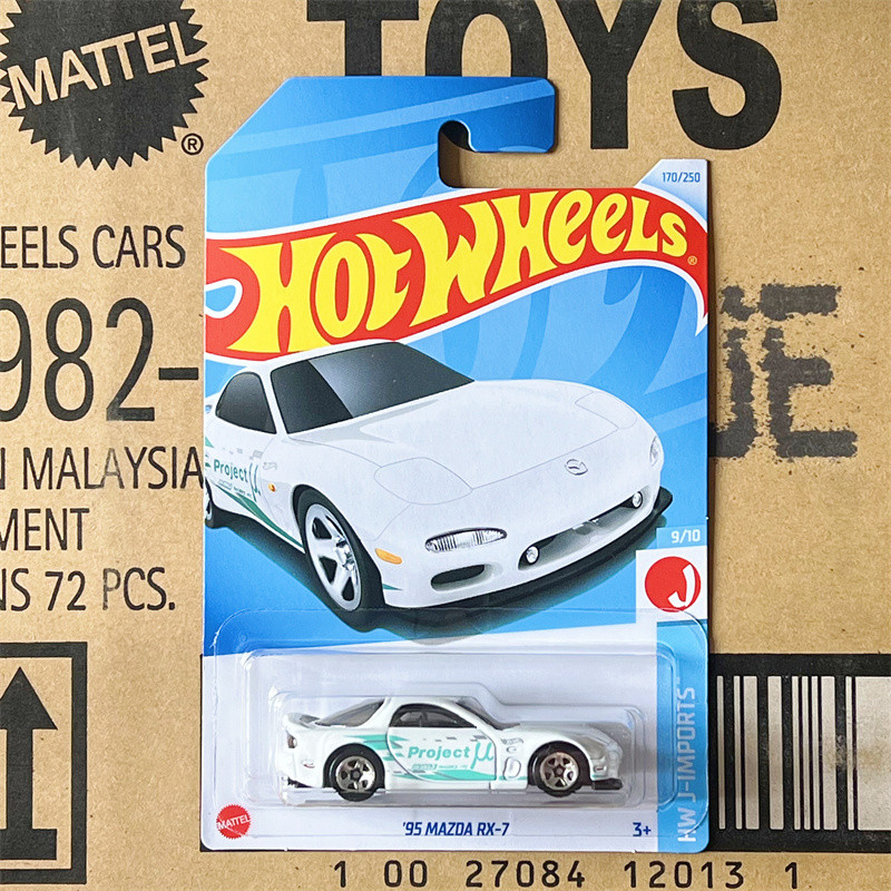 โมเดลรถ Ins 170#2024J ล้อร้อน HOTWHEELS 95 MAZDA RX-7 MAZDA RX-7