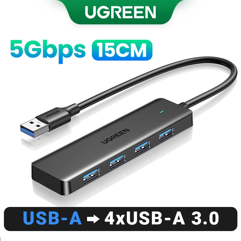 Ugreen ฮับ Usb 4 พอร์ต Usb3.0 Hub ตัวแยกฮับ Usb ความเร็วสูง 5Gbps - รูปที่ 6