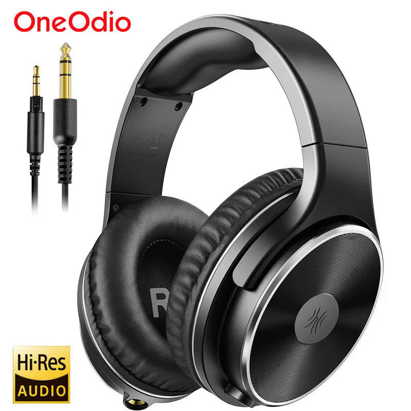 Oneodio Studio HIFI 3.5/6.35mm Wired Headphones Professional Monitor Headphones Over Ear Hi-Res DJ H