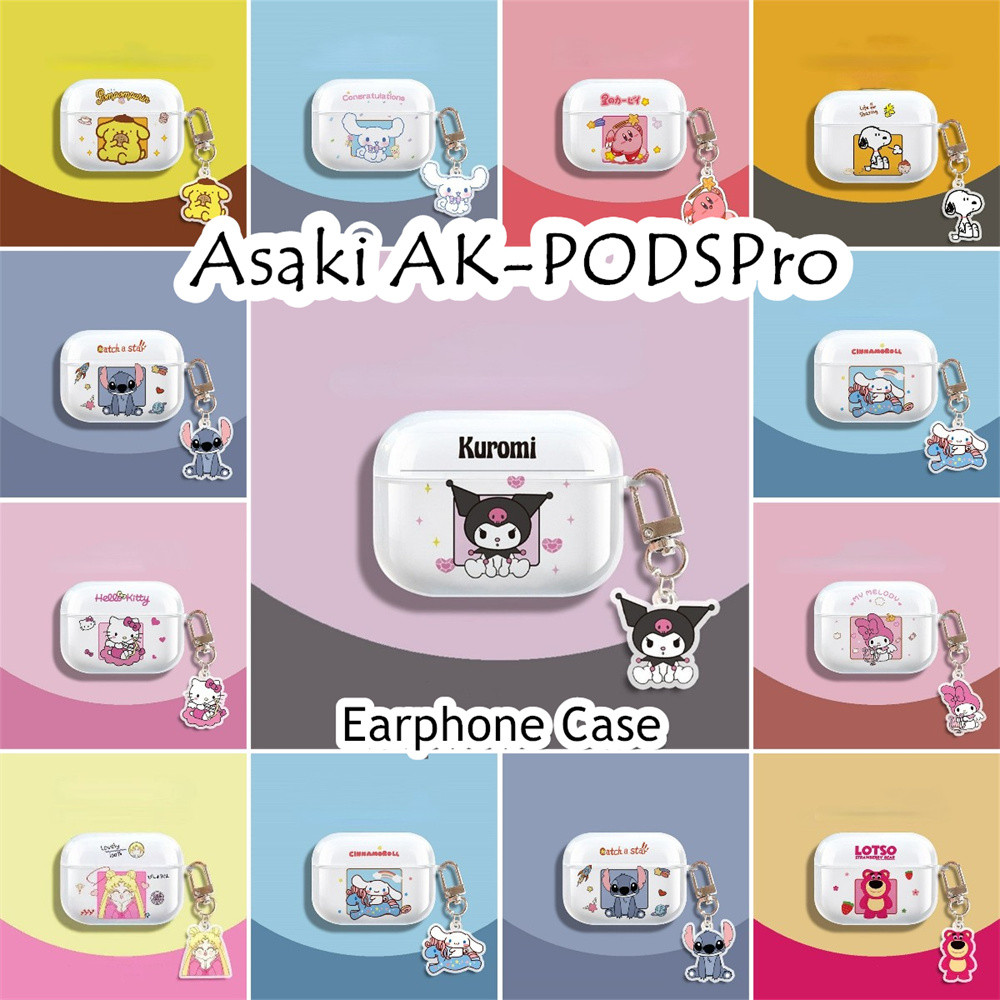 READY STOCK!นําไปใช้กับ Asaki AK-PODSPro เคส Case เคสหูฟัง การ์ตูนนวัตกรรม ซิลิโคนนุ่ม เคส เคสหูฟัง