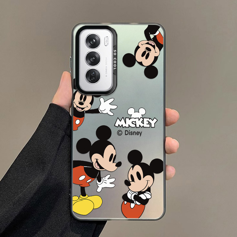 Vivo Y200 5G Y19S ทนทานน่ารัก Disney Mickey Case Candy Color Casing Color Silver Cover