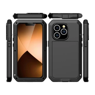 Heavy Duty อลูมิเนียมเกราะโลหะเคสโทรศัพท์กันกระแทกป้องกัน Doom สําหรับ iPhone 17 16 15 14 13 12 11 Pro Max XS XR 8 7 Plus