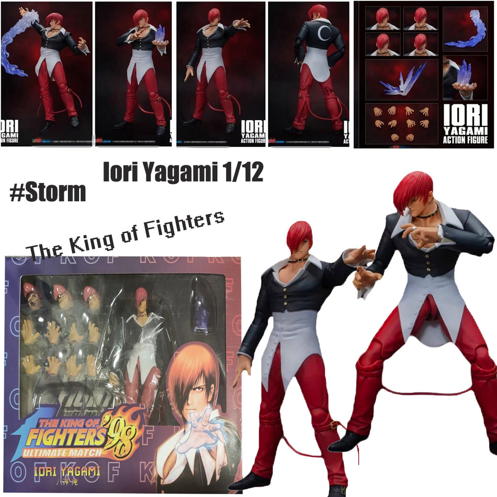 ของเล่นพายุ Iori Yagami ST 1/12 The King of Fighters Articulado Action Figure ของสะสม