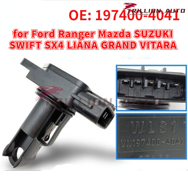 Maf Mass Air Flow Sensor สําหรับ Ford Ranger Mazda SUZUKI SWIFT SX4 LIANA GRAND VITARA 197400-4041
