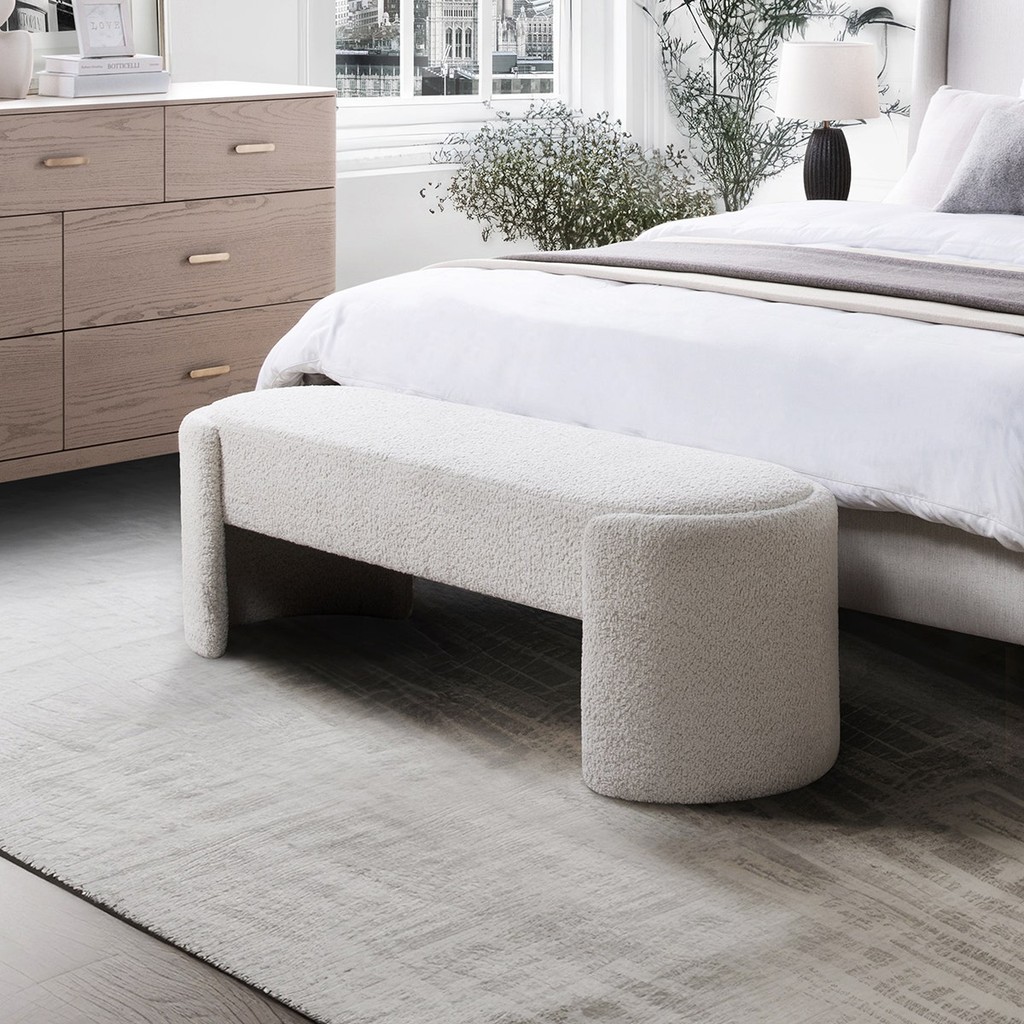 SB Design Square ม้านั่ง รุ่น FLIPKIN สีขาวครีม (152x45x45 ซม.)  แบรนด์ DESIGN & DECOR