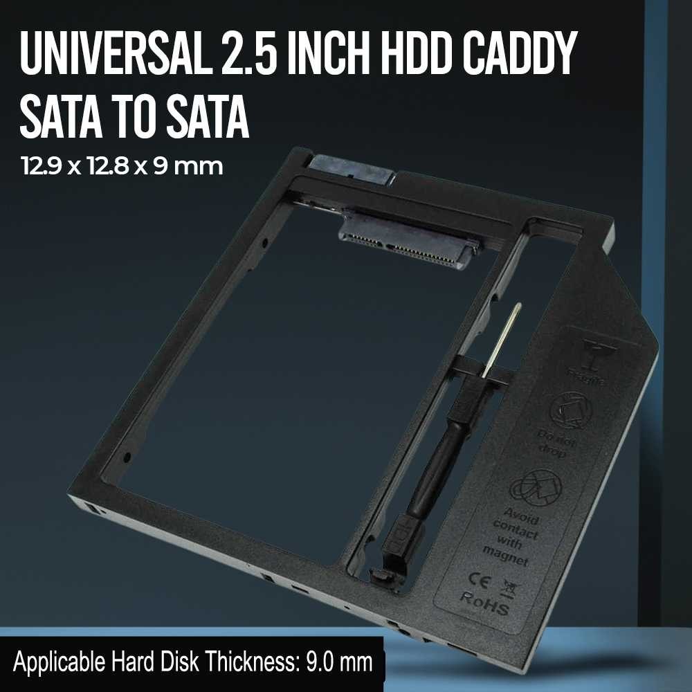 แคดดี้ HDD สากล 2.5 นิ้ว 12.9 x 12.8 x 9 มม. SATA ถึง SATA - TSR126 [ IK F Store ]
