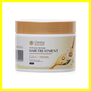Bualuang Treatment Intense Repair Keratin & Sericin 300ml ทรีทเมนท์บำรุงเส้นผมสูตรพิเศษ.