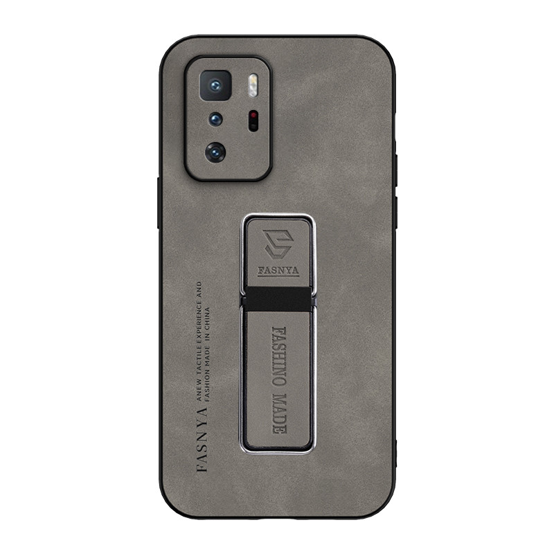 สําหรับ Xiaomi Poco X3 GT เคสโทรศัพท์หนังนิ่มหนังแกะหรูหราพร้อมที่ยึดรถแม่เหล็กมัลติฟังก์ชั่น