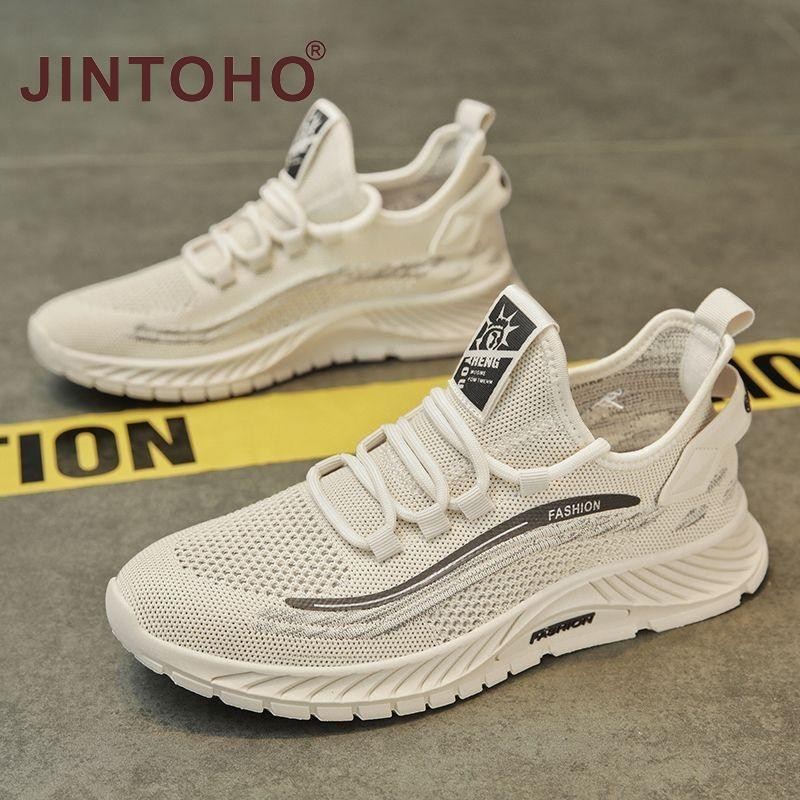 JINTOHO حذاء رياضي رجالي محبوك قابل للتهوية 2024 — صورة 6