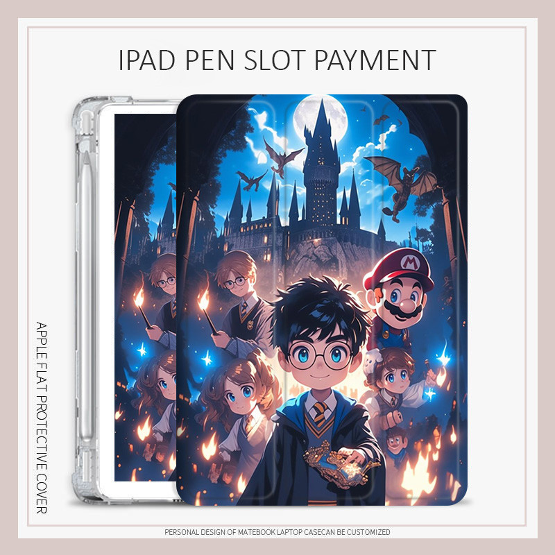 เคส Harry Potter iPad air4/5/6 10.2 gen7/8/9 mini4/5/6 เคส iPad 2022 pro11 pro12.9 pro13 2024 gen10 