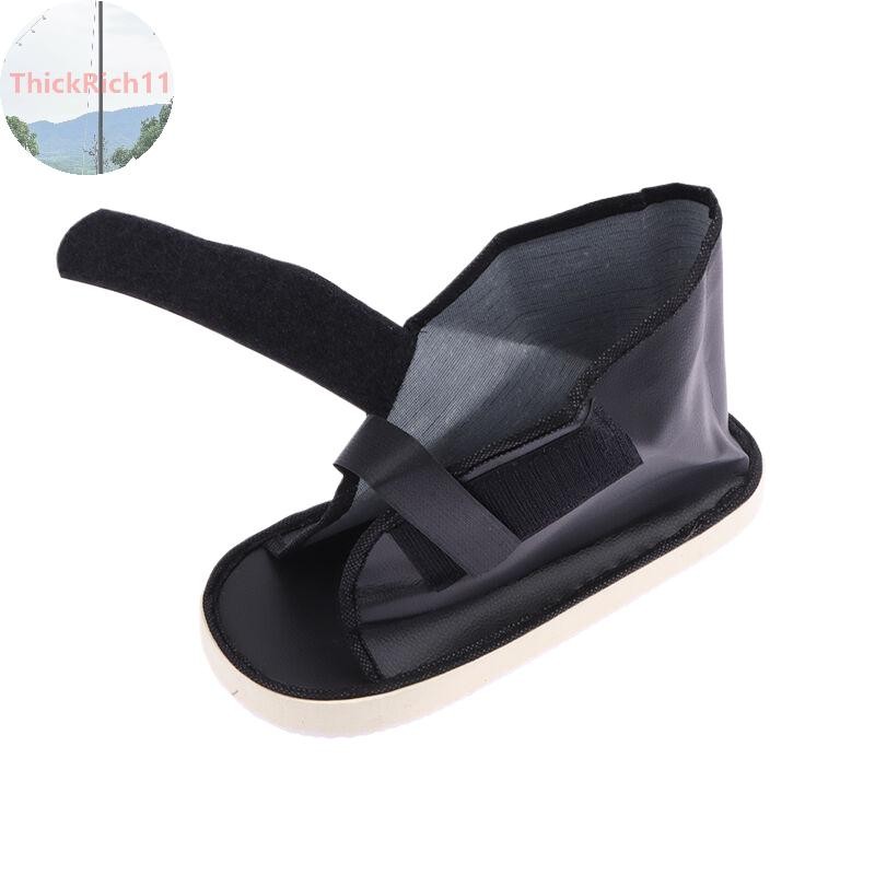 ThickRich Anti Slip Flat Cast Walking Boot Shoe Breathable Foot Protection Broken Recovery Foot Drop
