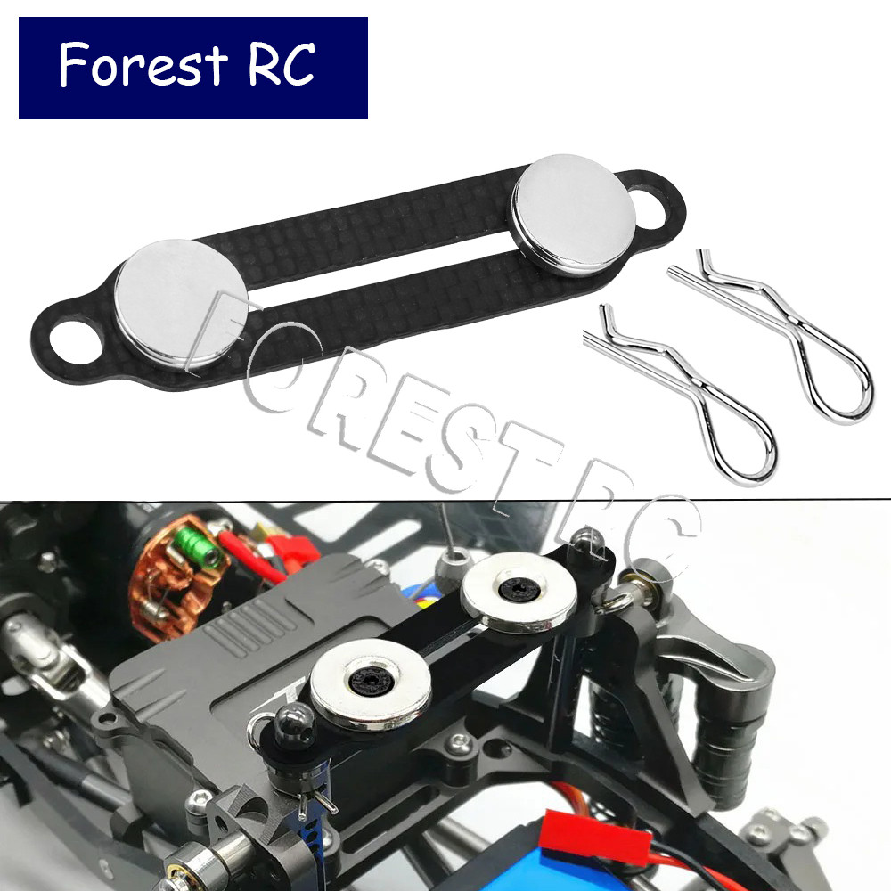 Rc รถด้านหน้าโพสต์ขาตั้งแม่เหล็กที่มองไม่เห็น Shell คอลัมน์สําหรับ 1:10 RC Crawler รถ Axial SCX10II 90046 อะไหล่อัพเกรด