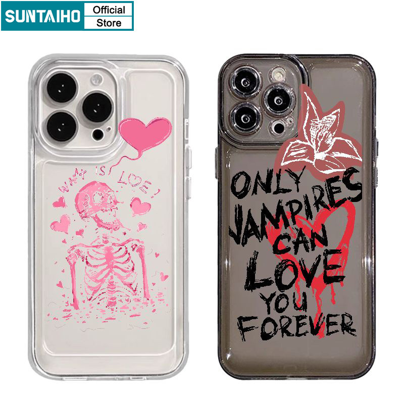 Suntaiho เคสไอโฟน ความงามที่ไม่ซ้ํากันปลอกgraffiti Skull Sculรูปแบบเคสโทรศัพท์สําหรับIphone 16 15 14 13 12 11 Pro Max IP 7 8 Plus Iphon X Xs XR Xs Max TPU Soft Premiumกันกระแทกปกหลัง