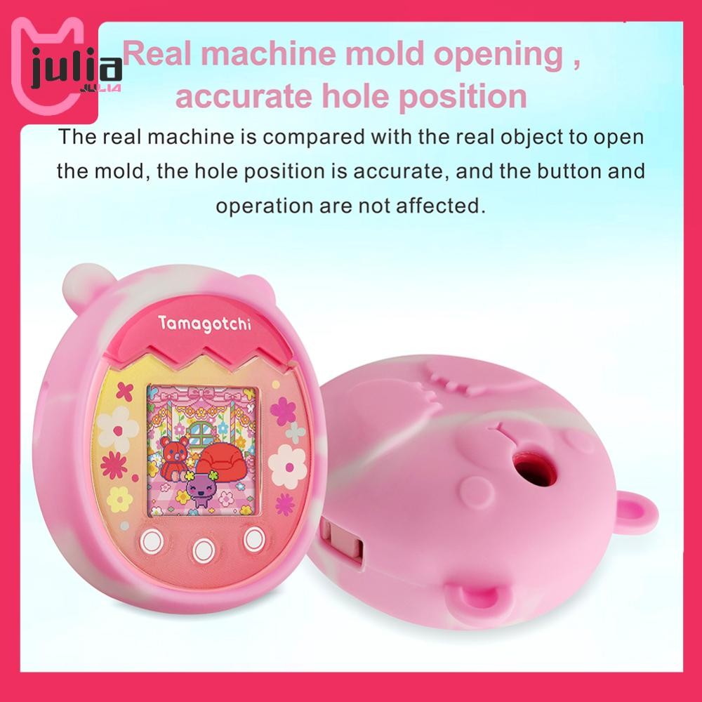 [Julia1.th] ฝาครอบเครื่องเกมสัตว์เลี้ยงดิจิตอลอิเล็กทรอนิกส์เสมือนจริงกันน้ําสําหรับ Tamagotchi Pix
