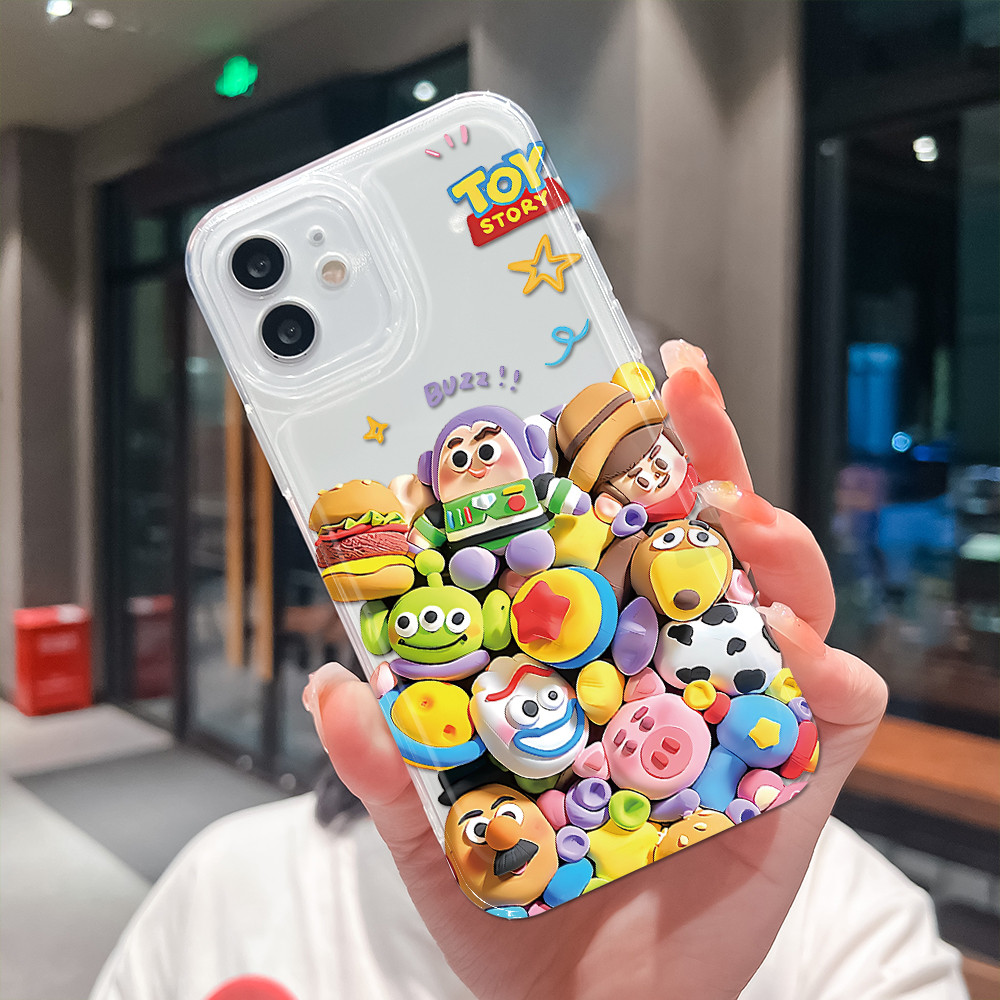 สำหรับ Xiaomi Redmi Note 13 12 11S 11 10 10S 9 8 Pro 4G 5G เคสเรดมี เคส เคสโทรศัพท์โปร่งใส QSK - รูปที่ 3