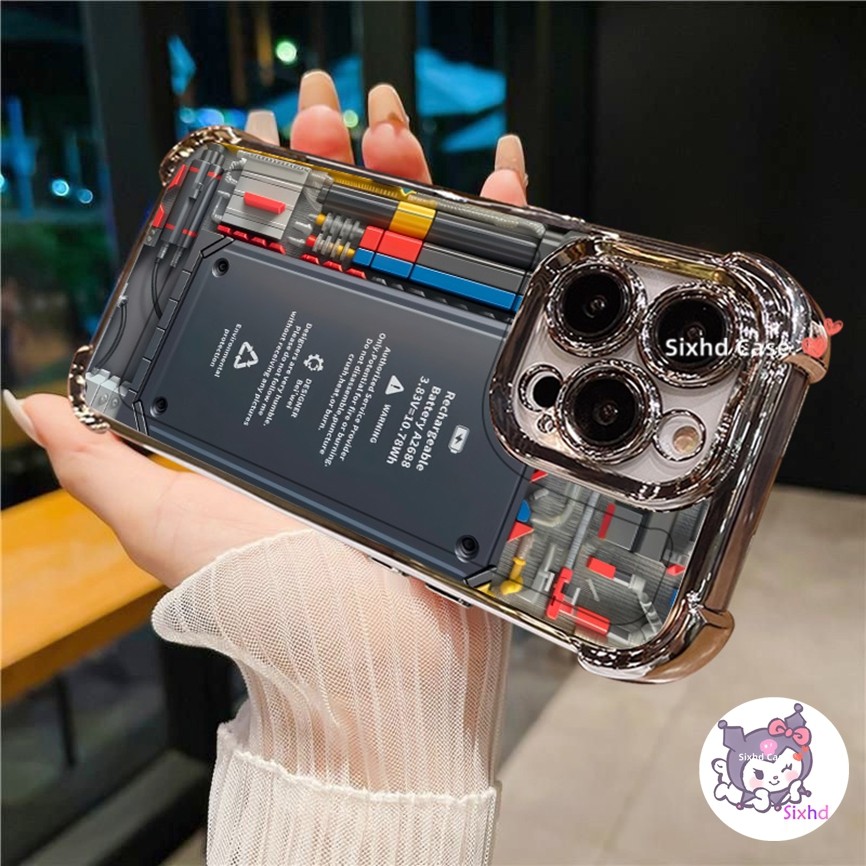 สําหรับrealme C53 C63 C61 หมายเหตุ 50 60 C55 C35 C30 C11 C51 C33 C31 C30s 5i 5s 5 Narzo 50i 50A Primeหรูหราสี่มุมถุงลมนิรภัยป้องกันIns Creative Realityเคสโทรศัพท์ปกอ่อน