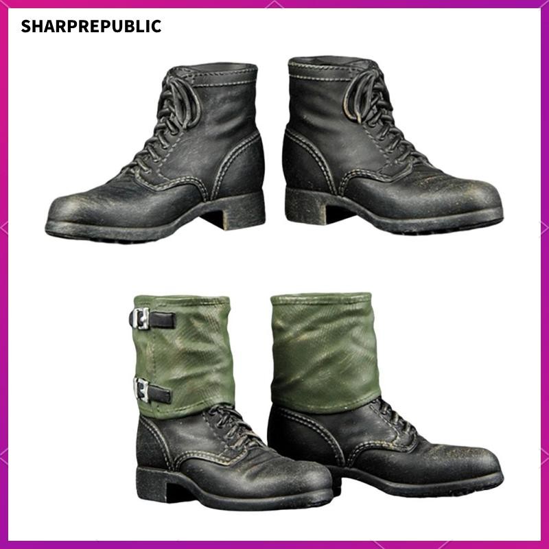 [Sharprepublic] 1/6 ชาย Lace Up Boot สําหรับ 12 HT Action Figures เครื่องแต่งกาย